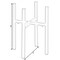 Gardenised Adjustable Metal Plant Holder, Flower Pot Stand Expands from 9.5- 14.5 Inches QI003984 - alternate 5